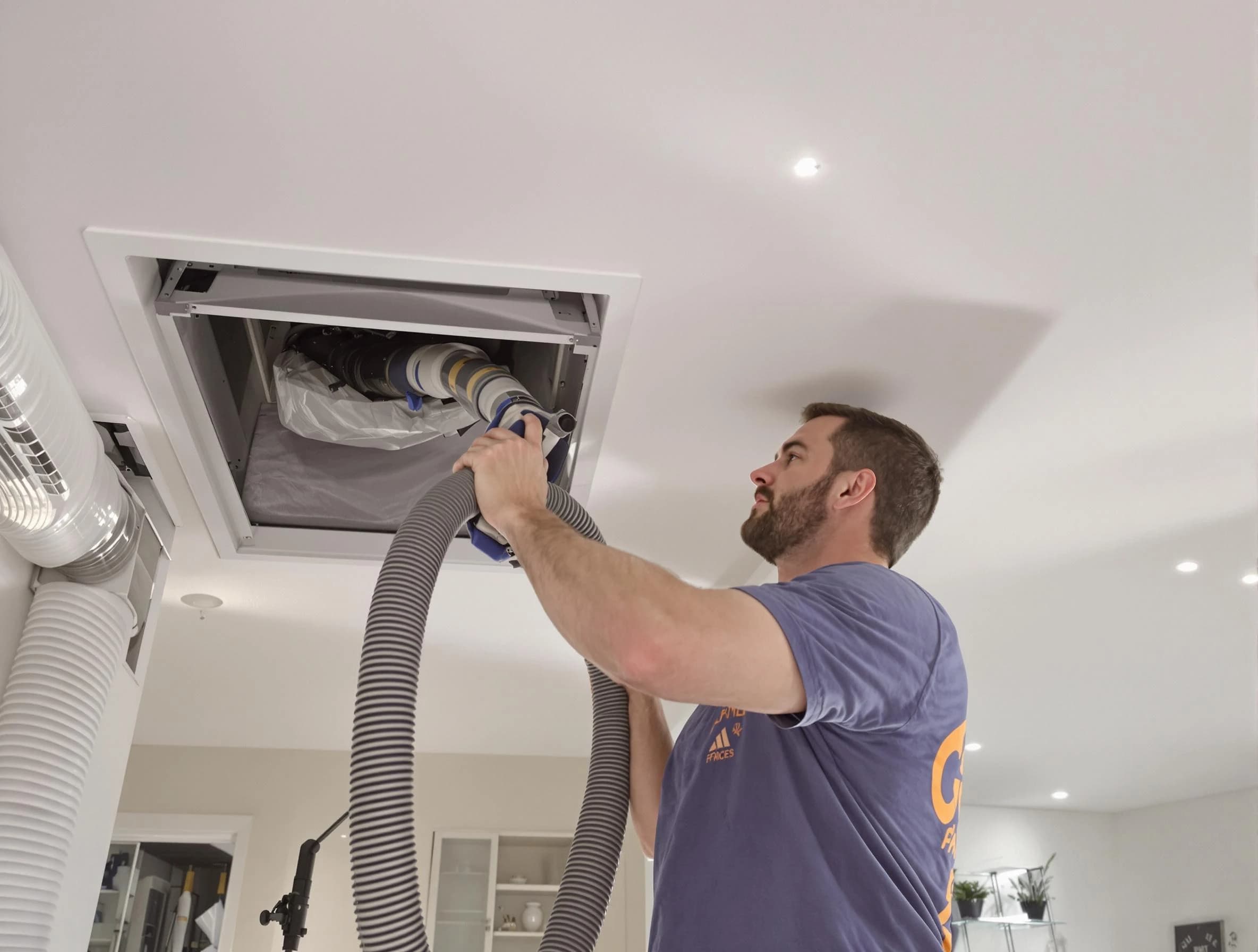 Precision indoor duct cleaning by Wellsville Air Duct Cleaning in Wellsville