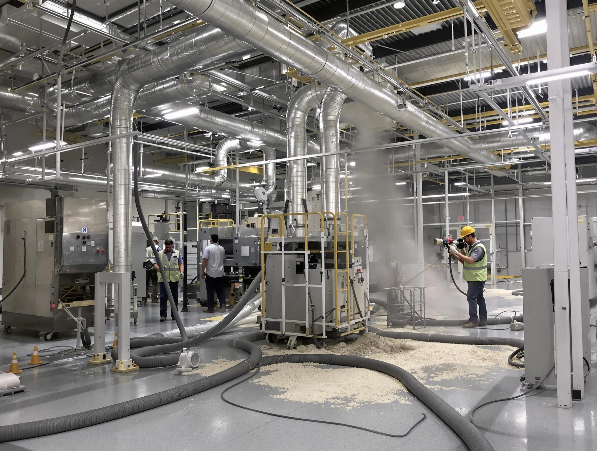 Heavy-duty industrial duct cleaning by Wellsville Air Duct Cleaning in Wellsville