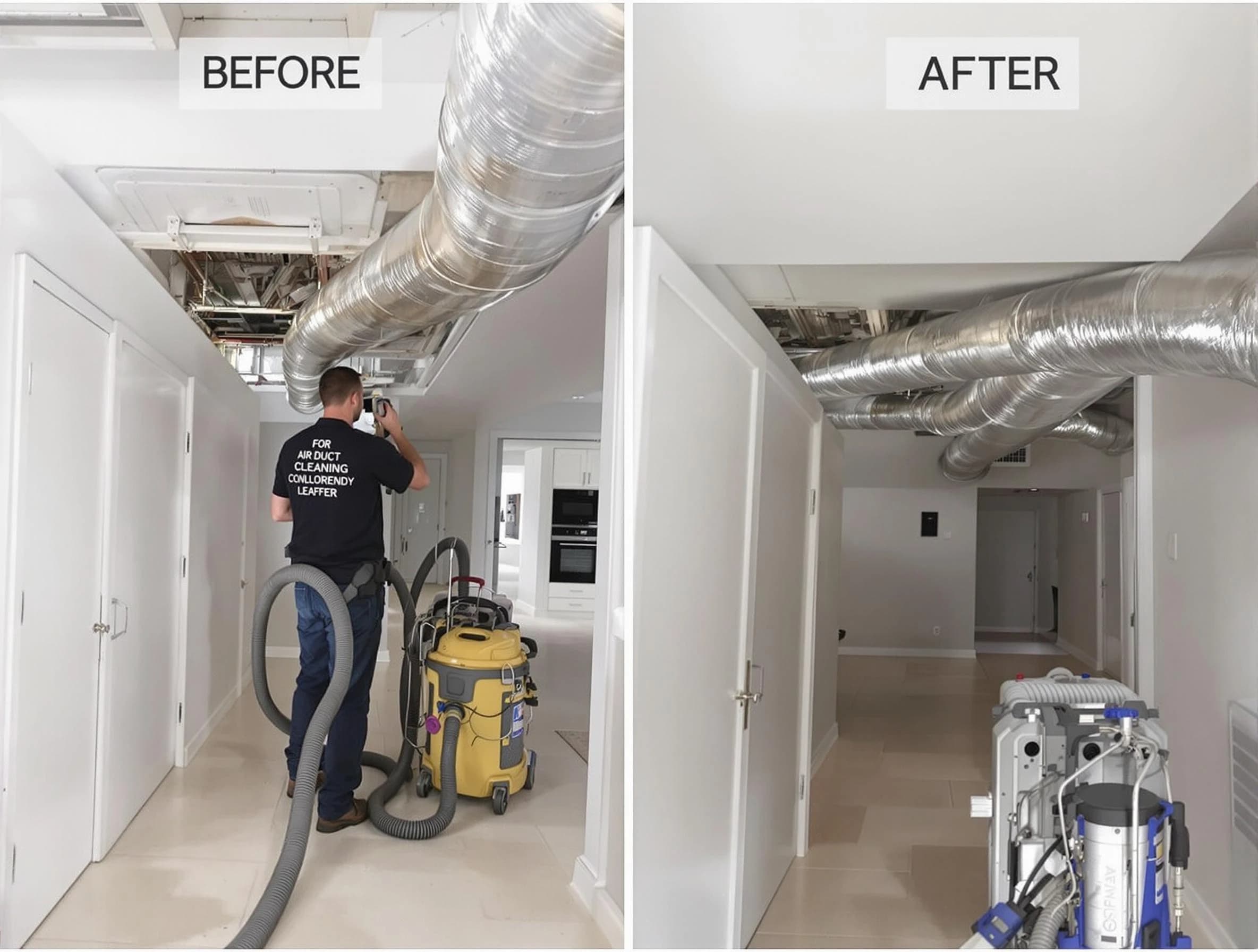 Wellsville Air Duct Cleaning professional performing thorough air duct cleaning in Wellsville