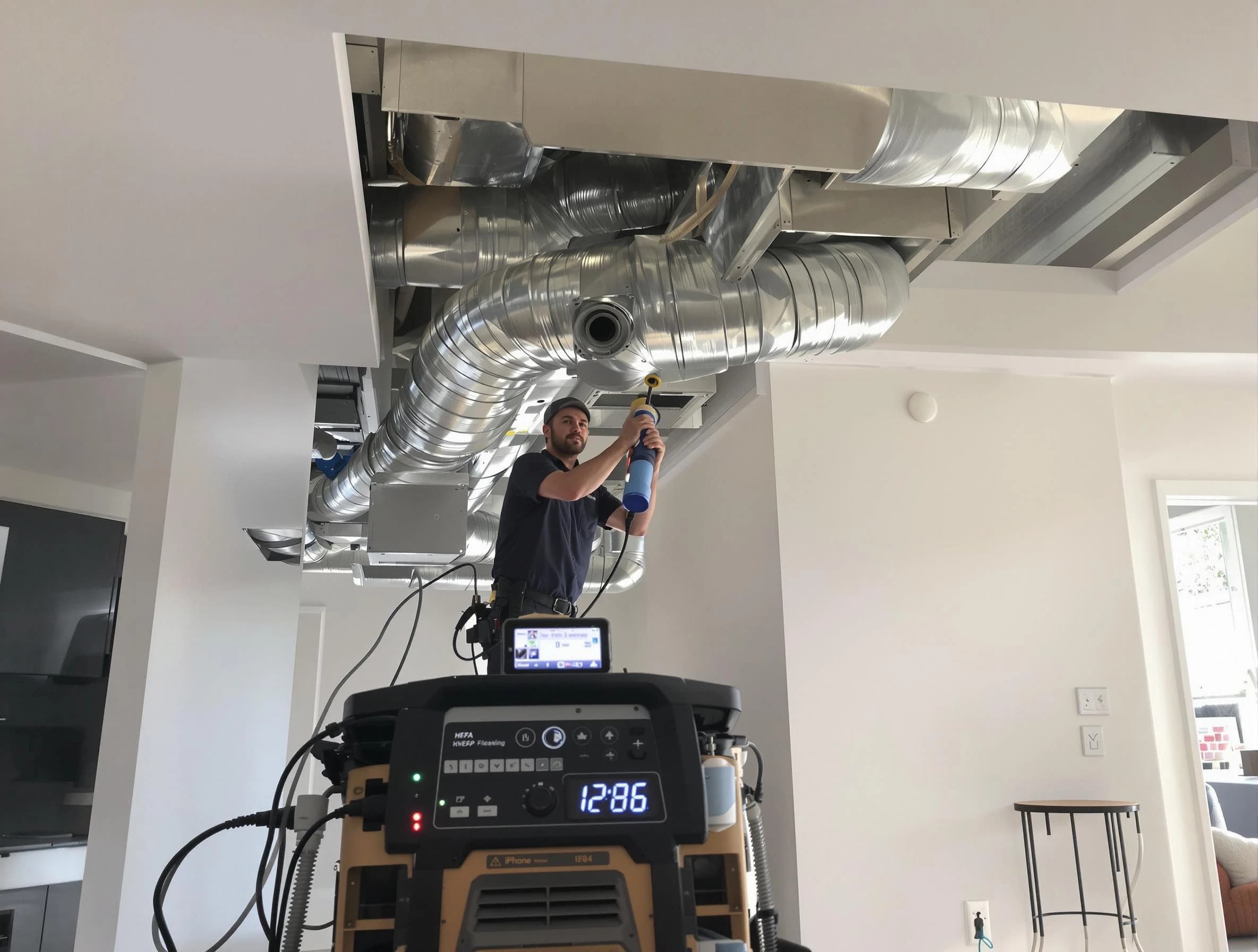 Advanced pure air duct cleaning by Wellsville Air Duct Cleaning in Wellsville