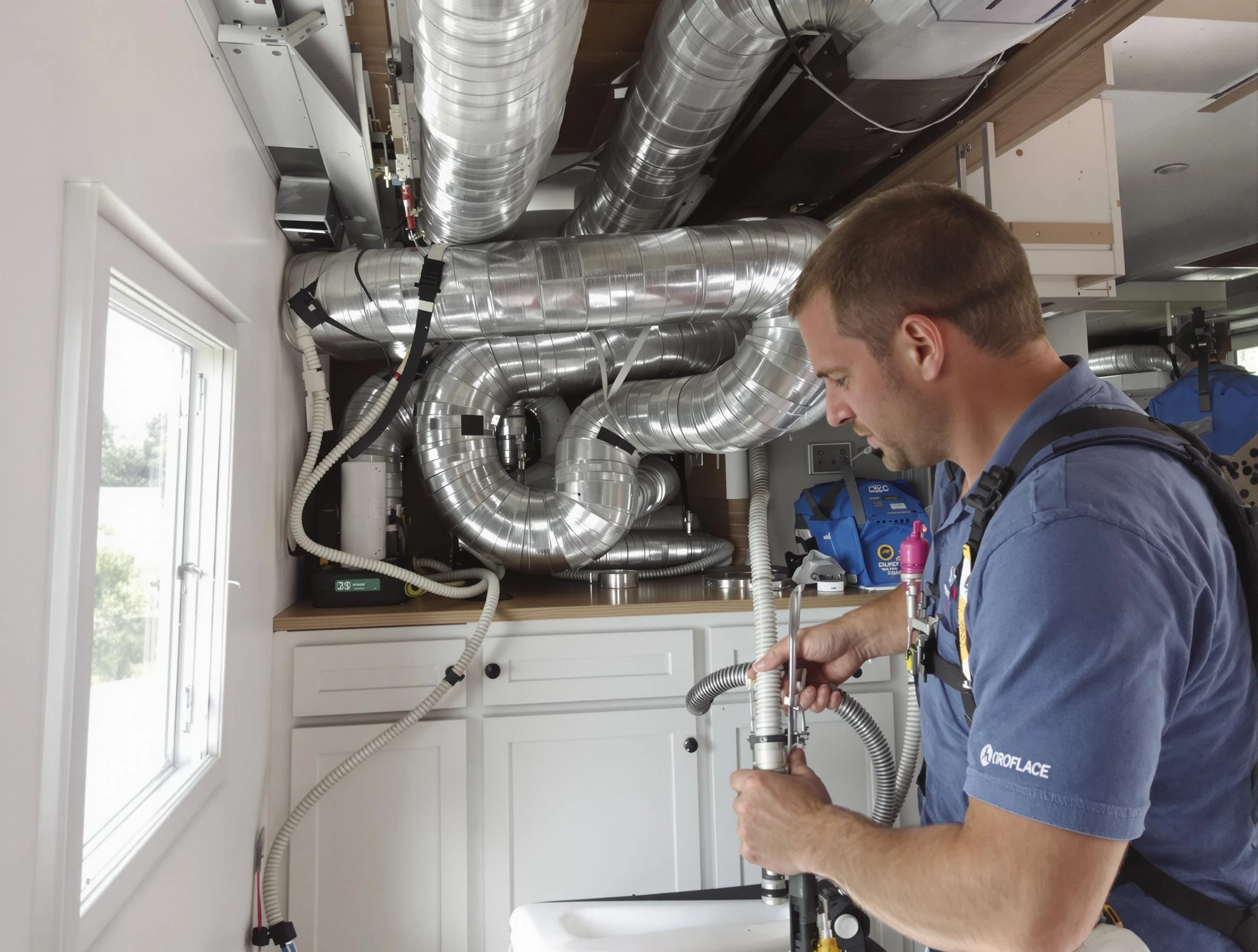 Mobile Home Air Duct Cleaning in Wellsville