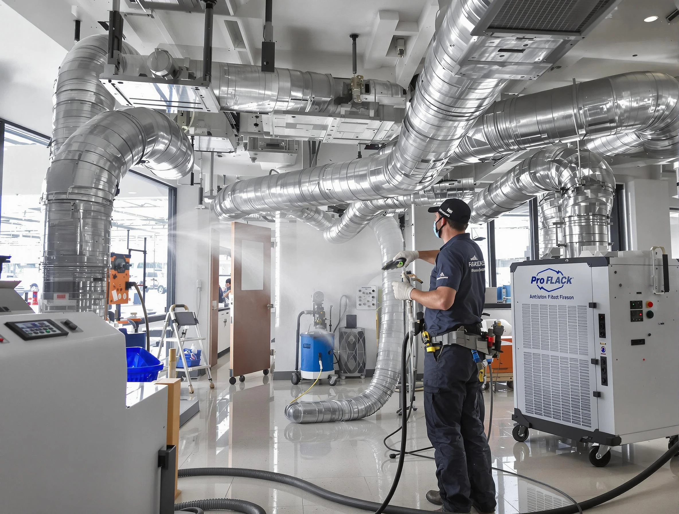 Negative Pressure Air Duct Cleaning in Wellsville