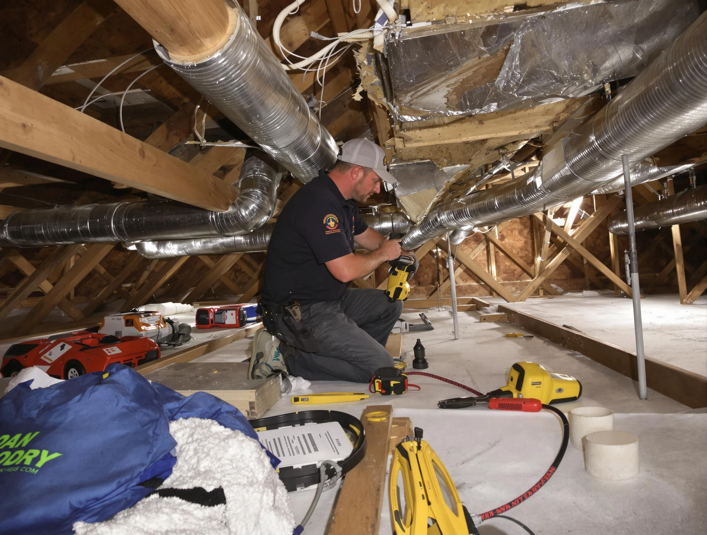 Professional air duct repair by Wellsville Air Duct Cleaning in Wellsville
