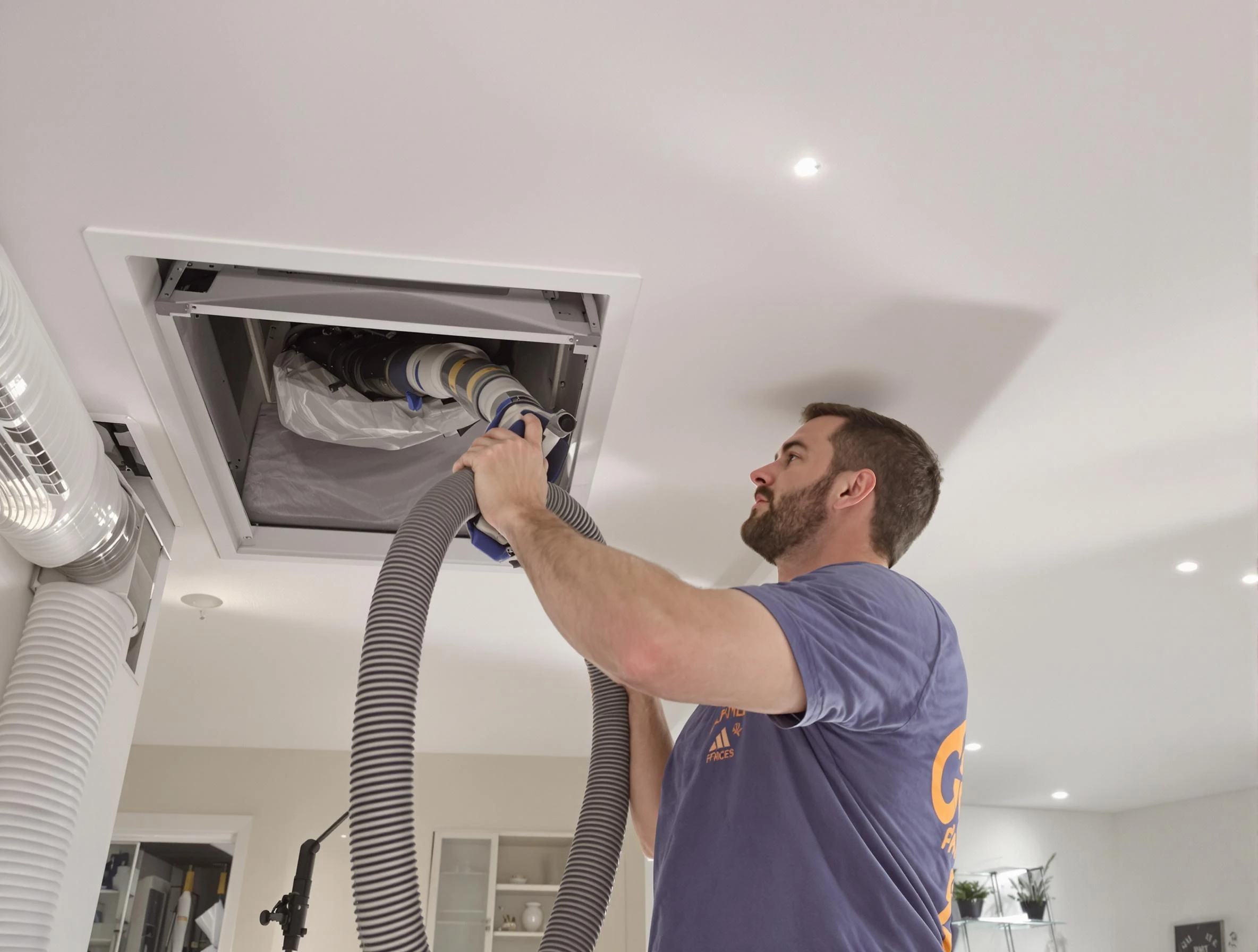 Precision indoor duct cleaning by Wellsville Air Duct Cleaning in Wellsville