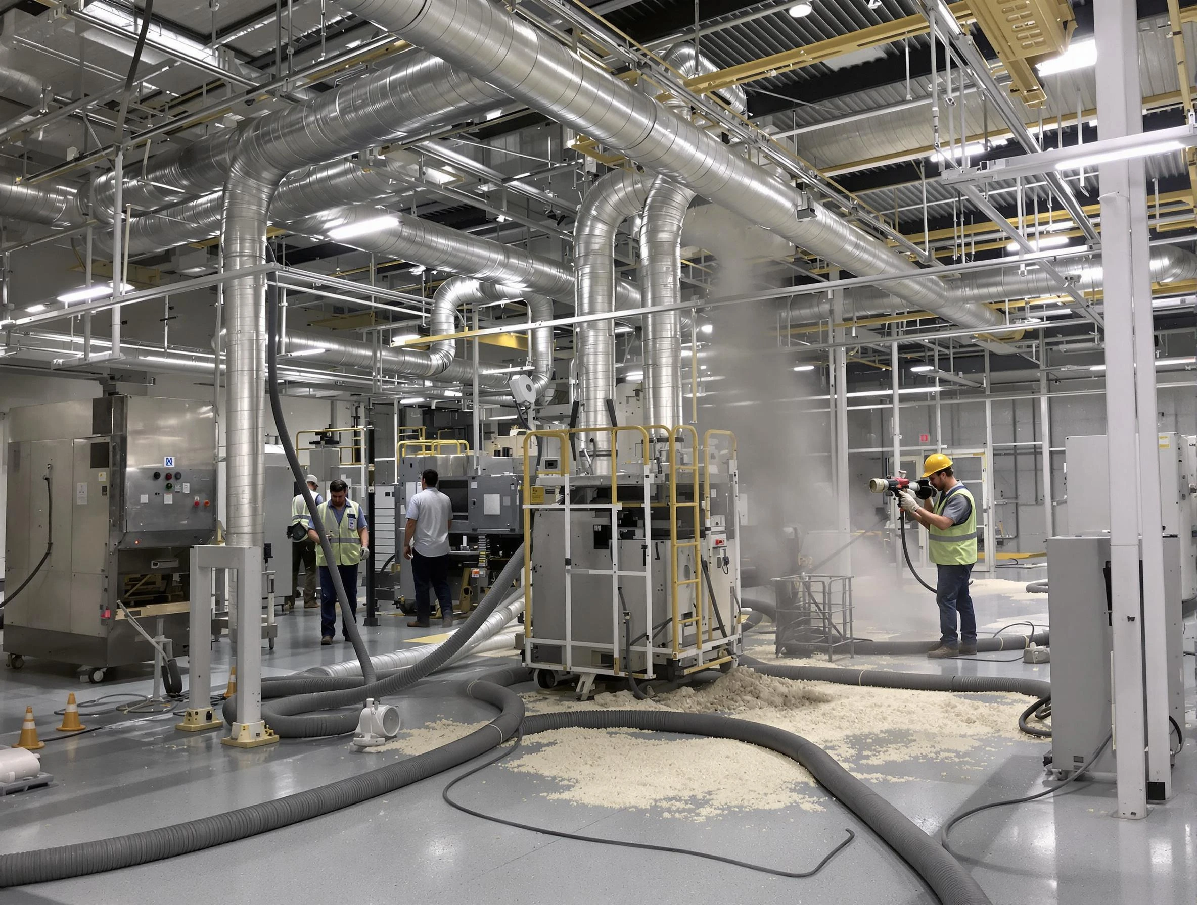 Heavy-duty industrial duct cleaning by Wellsville Air Duct Cleaning in Wellsville