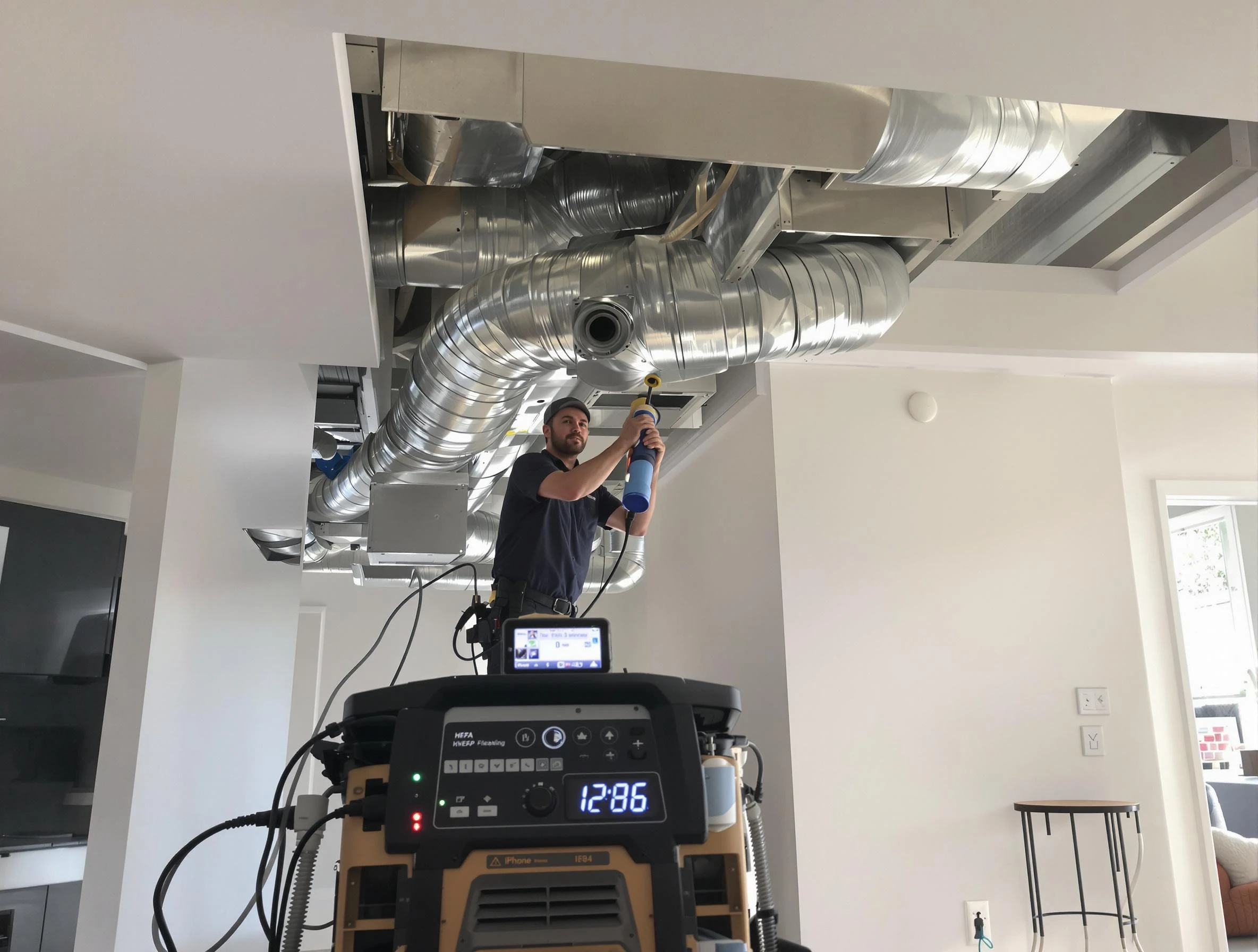 Advanced pure air duct cleaning by Wellsville Air Duct Cleaning in Wellsville